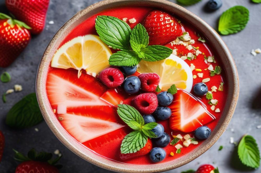 Refreshing Strawberry Lemonade Protein Smoothie Recipe For Energy