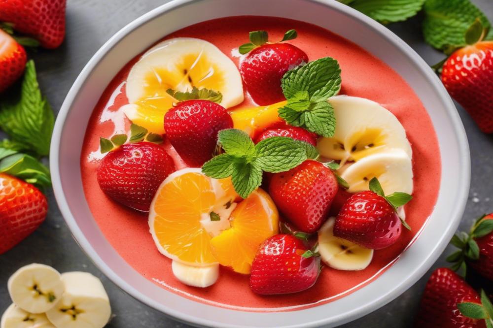 Refreshing Strawberry Orange Banana Smoothie Recipe For Summer