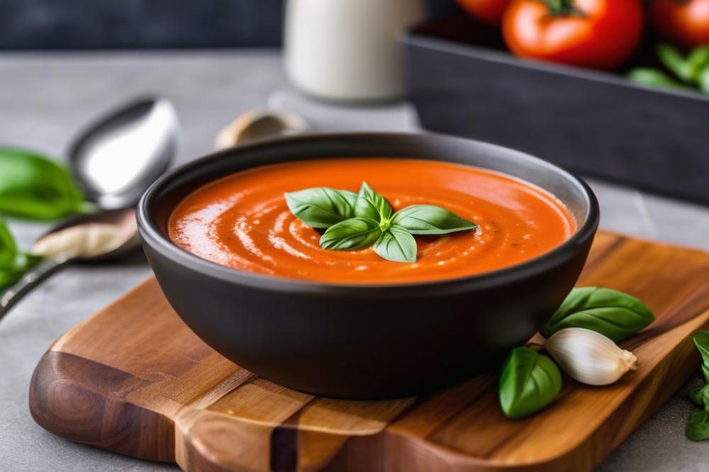 Roasted Garlic Tomato Basil Soup: A Flavorful Comfort Recipe