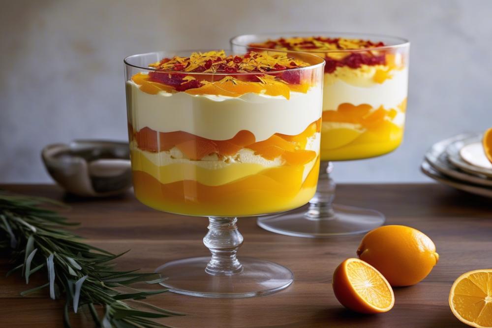 Saffron Ginger Trifle With Homemade Orange Marmalade Recipe