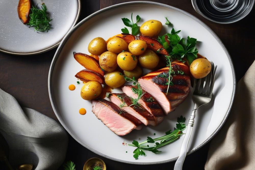 Savor Pan-Grilled Duck Breast With Paprika Potatoes Recipe