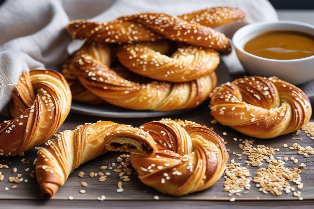 Sesame And Cinnamon Twists