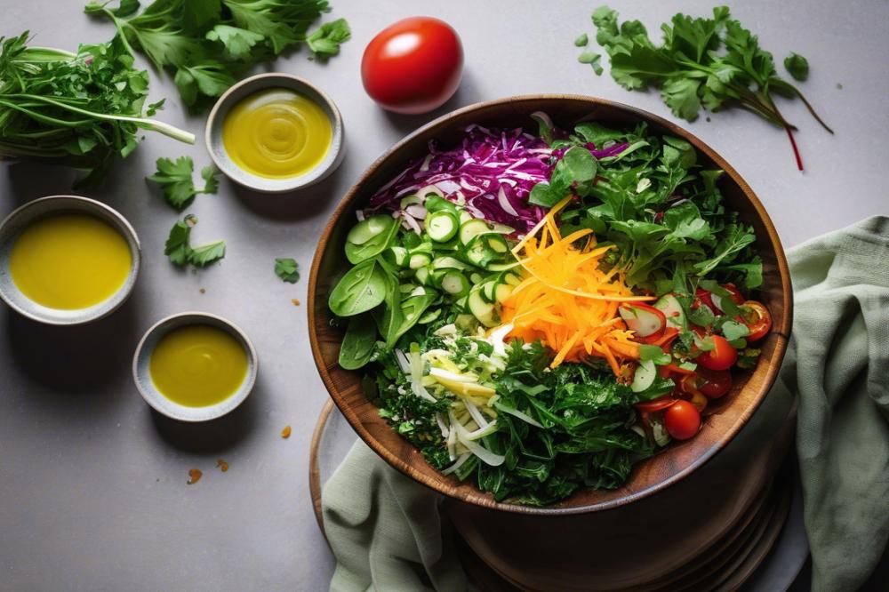 Shredded Fall Greens Salad With Sherry Thyme Vinaigrette Recipe