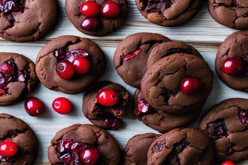 Soft Chocolate Cranberry Cookies: A Delightful Holiday Treat