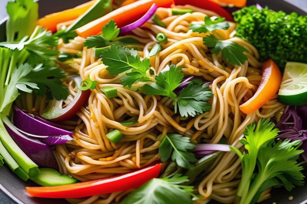 Spicy Chow Mein Noodle Wraps: A Flavorful Asian Delight