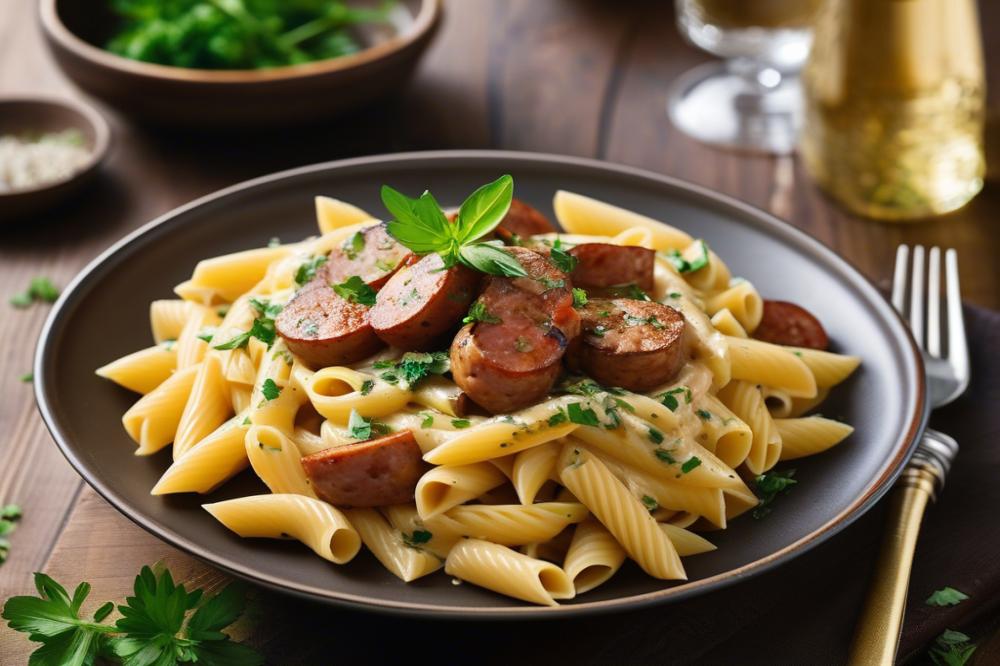 Spicy Sausage Brown Butter Alfredo Pasta: A Flavorful Delight