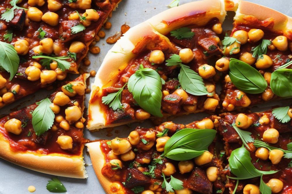Sweet And Spicy Bbq Chickpea Pizza Recipe For Flavor Lovers