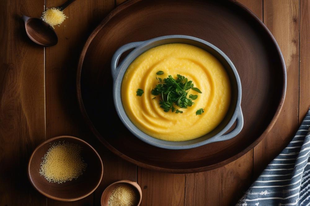 Västerbottensost-Infused Creamy Polenta