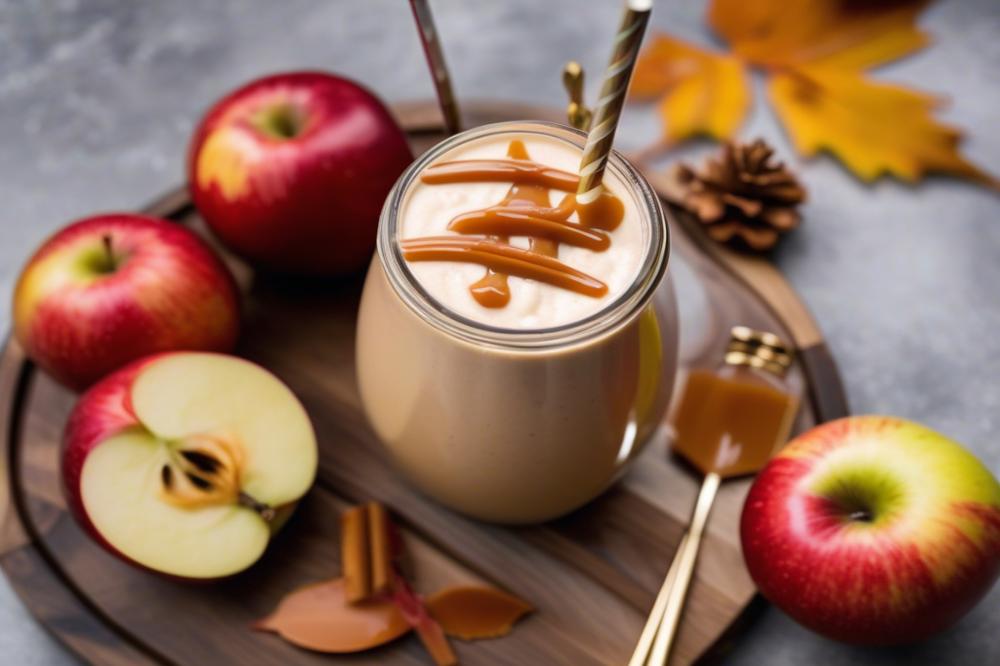 Vegan Salted Caramel Apple Smoothie: Delicious Fall Treat