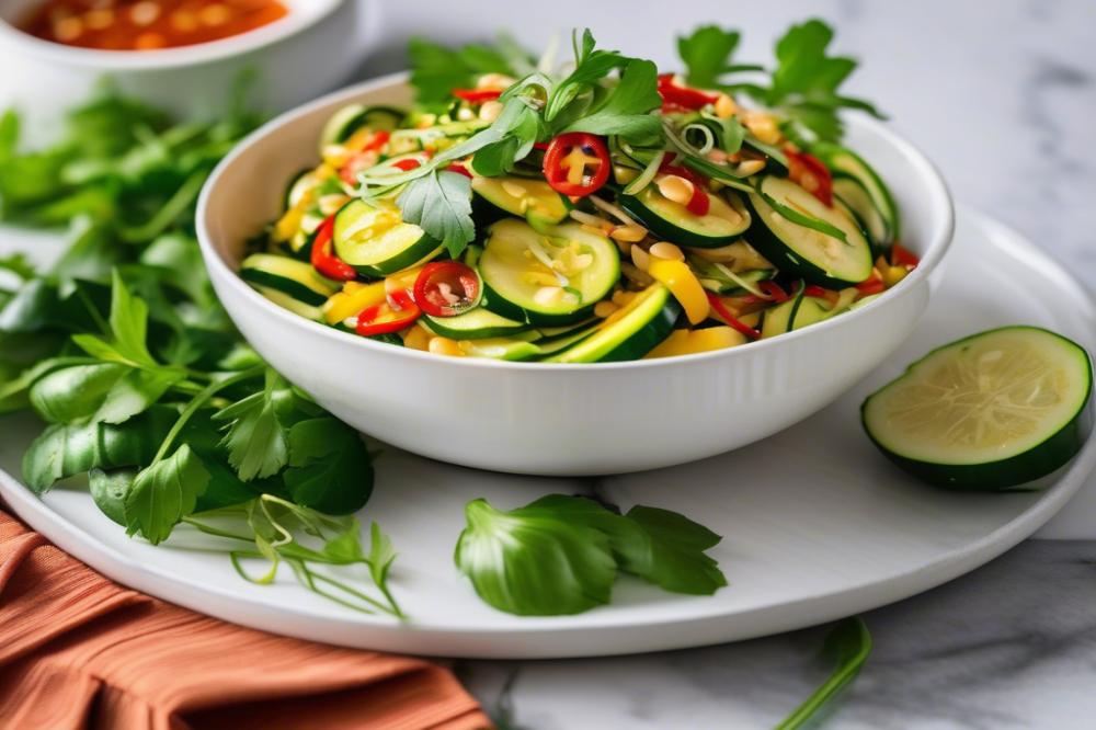 Zucchini Salad With Thai Chili Dressing: Fresh & Flavorful Recipe